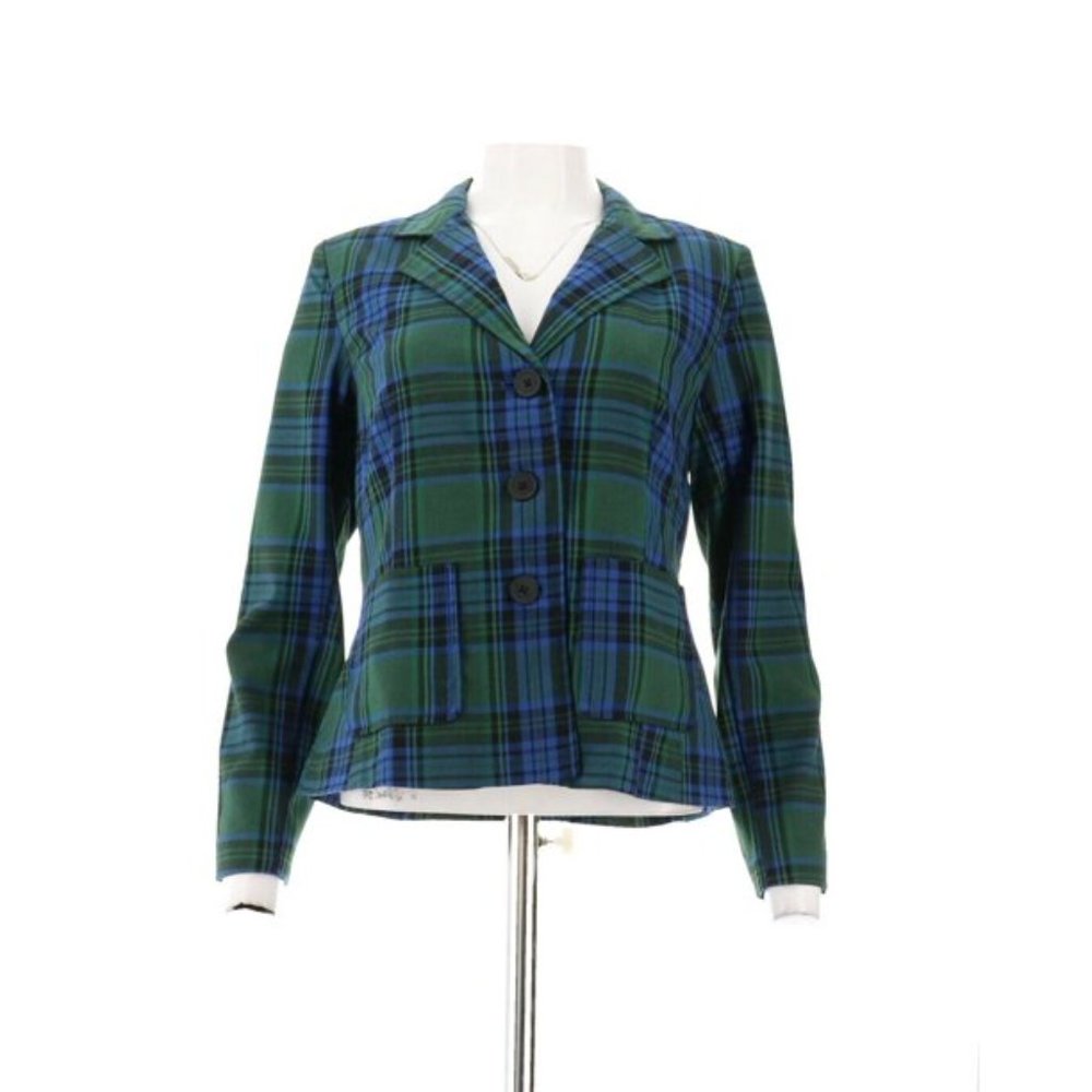 Plaid Blazer
